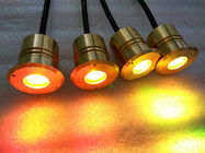 Super Bright 3w Mini LED Podwodne oświetlenie Stawu Z Obudową Mosiężną
