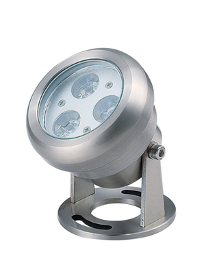 Podwodne oświetlenie basenowe LED RGB 3W z metalową obudową ze stali nierdzewnej