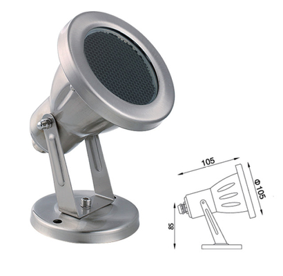 RGB LED Anti Glare Spot Light Materiał ze stali nierdzewnej pracujący pod wodą