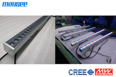 36Watt DMX512 IP65 CREE Światła do czyszczenia ścian liniowych z obiektywami wielopozycyjnymi