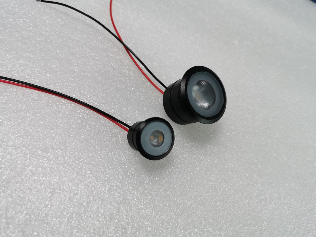 Małe światło punktowe LED o mocy 0,5 W z czarnym wykończeniem Materiały 316 SS Oświetlenie wewnętrzne LED
