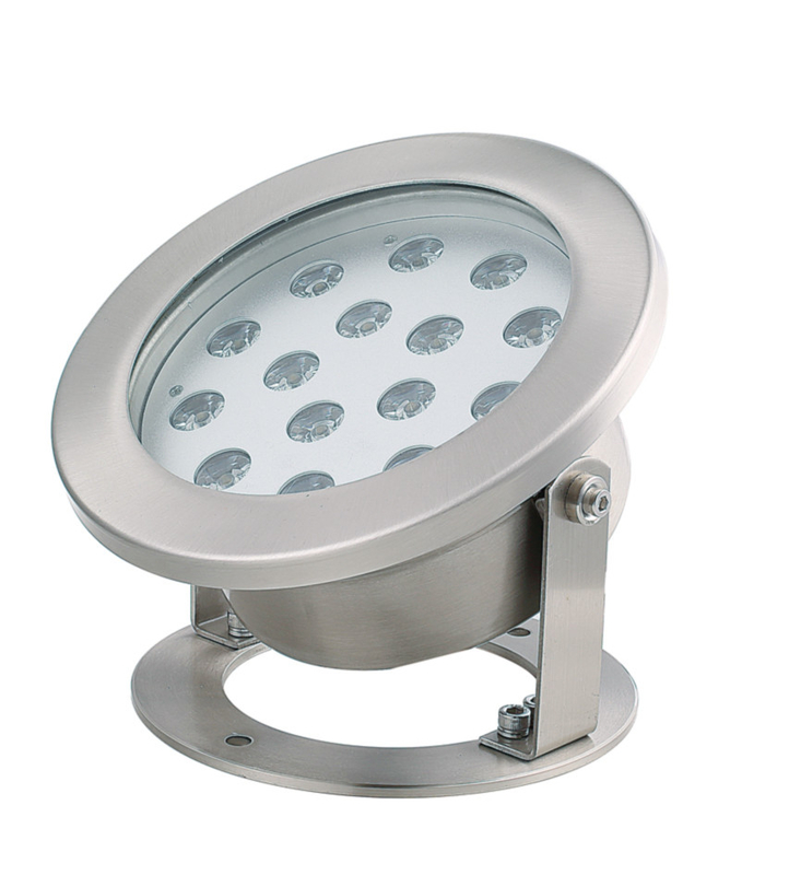 Światło basenu LED 18W RGB Kolorowe światło z grubością obudowy ze stali nierdzewnej